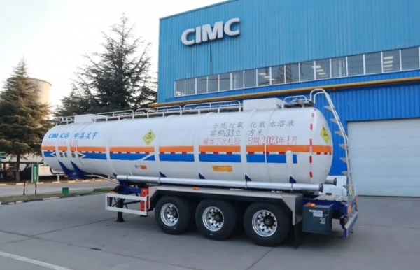 33 square stainless steel semi-trailer tank truck