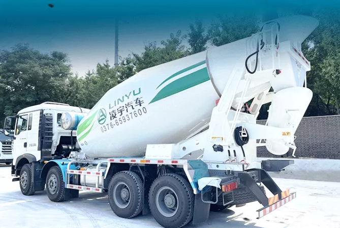 hybrid mixer truck