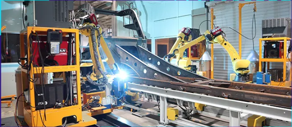 Automatic welding of frame