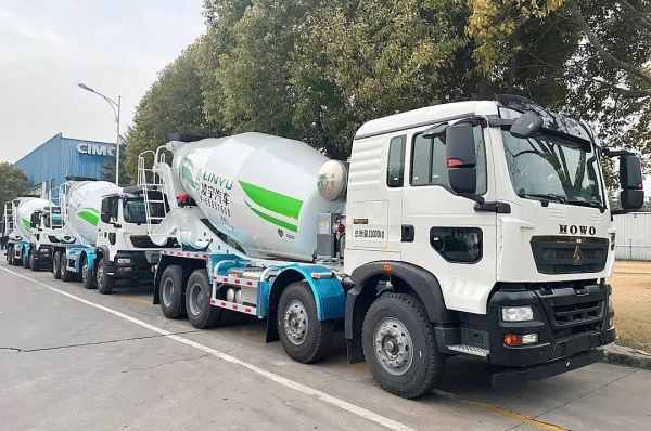 Concrete mixer trucks