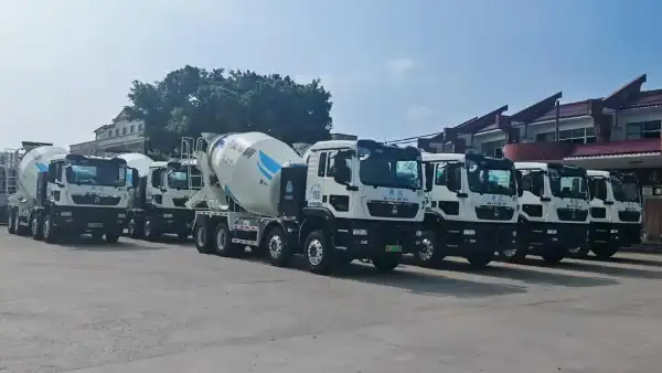 More than 100 units! 20 CIMC vehicles' new energy concrete mixer trucks went to the Shenzhen-Shantou Cooperation Zone again