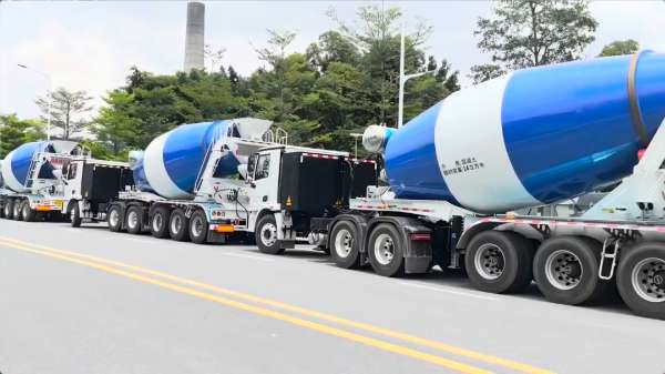 Over 200 units purchased in total! 50 CIMC Vehicles semi-trailer mixer trucks prove their worth in operation