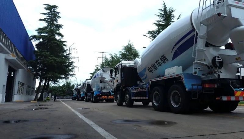 A Regional First! CIMC Vehicles’ Air-Suspension Concrete Mixer Trucks Enter Service