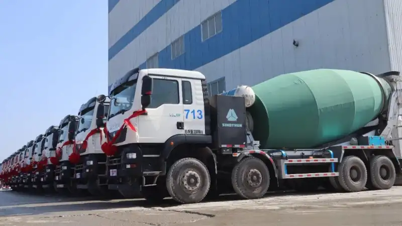 Tianjin Joins Forces to Sign Agreement for 100 Units; First Batch of 50 CIMC Vehicles New Energy Concrete Mixer Trucks Delivered with Honor